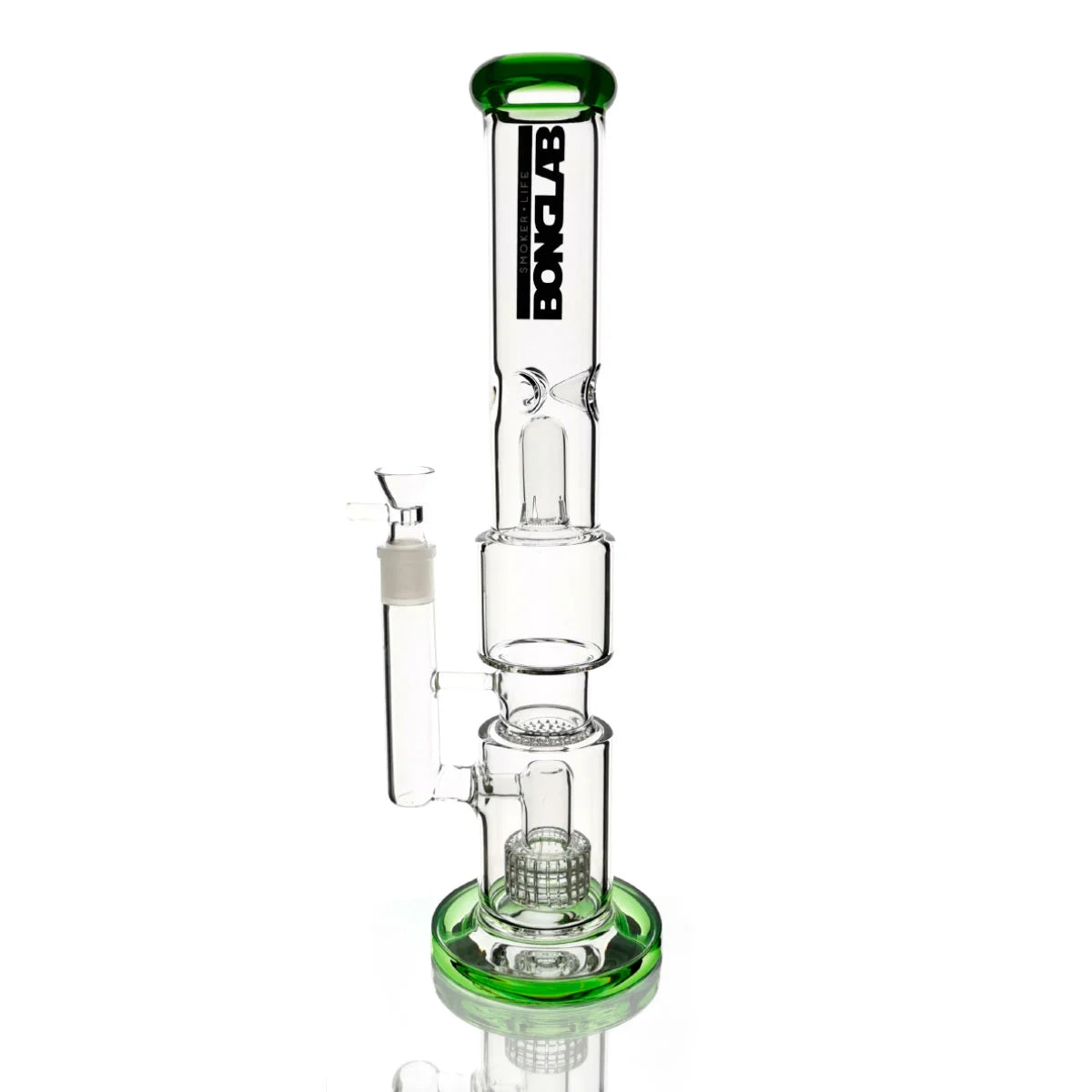 BONG K18 BONGLAB 40 CM QUEMADOR MACHO 18 MM
