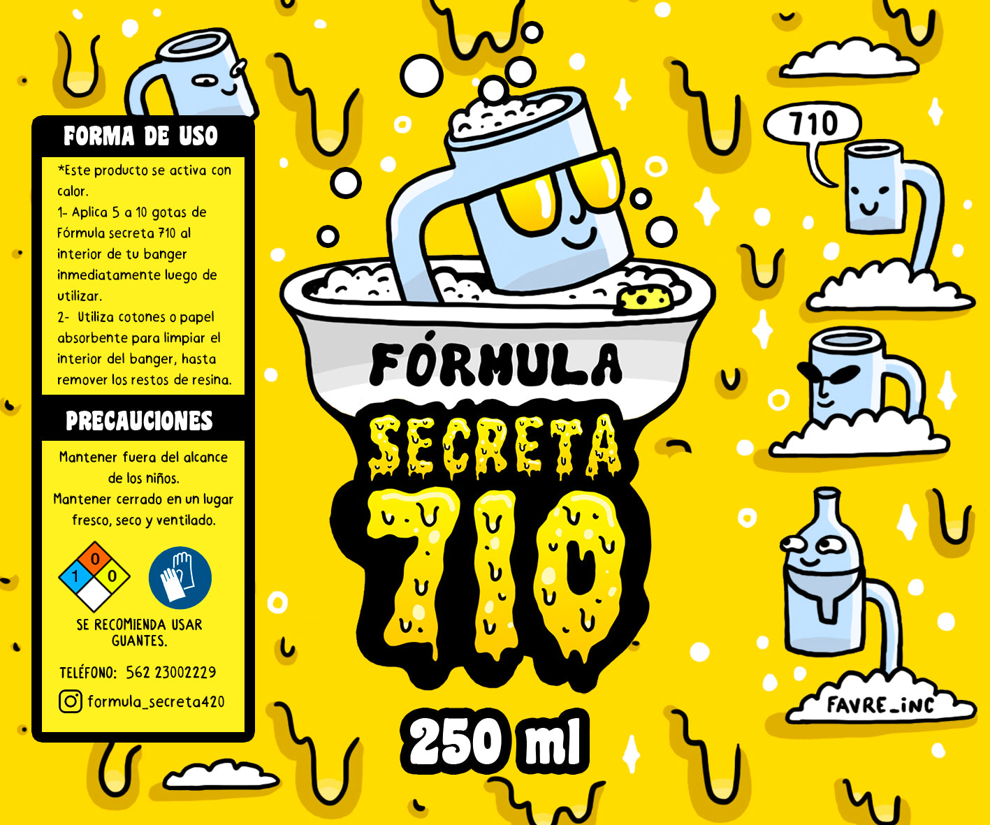 LIMPIADOR DE RESINA 710 (250ML) - FORMULA SECRETA 710