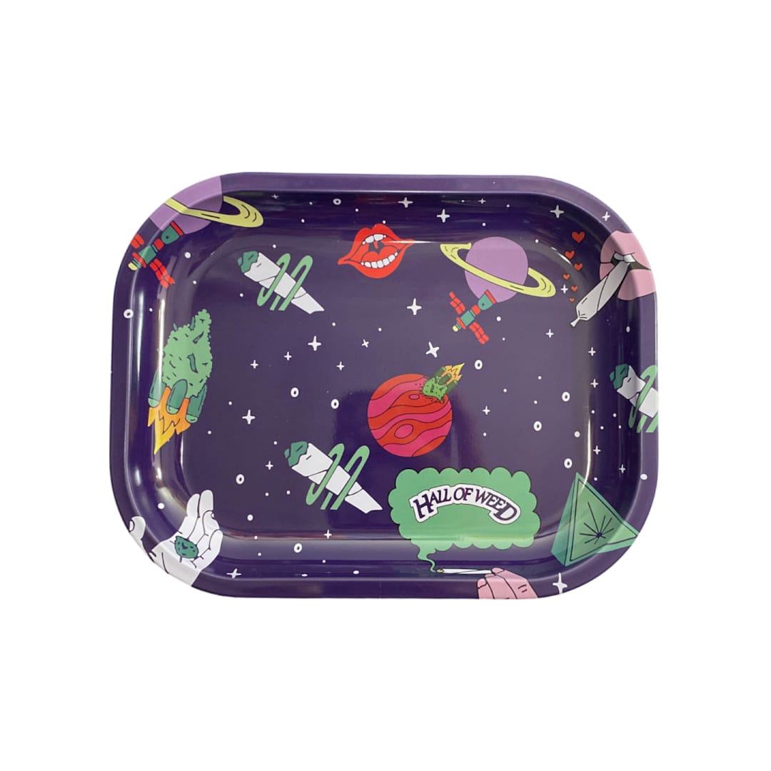 BANDEJA METÁLICA PEQUEÑA - HALL OF WEED