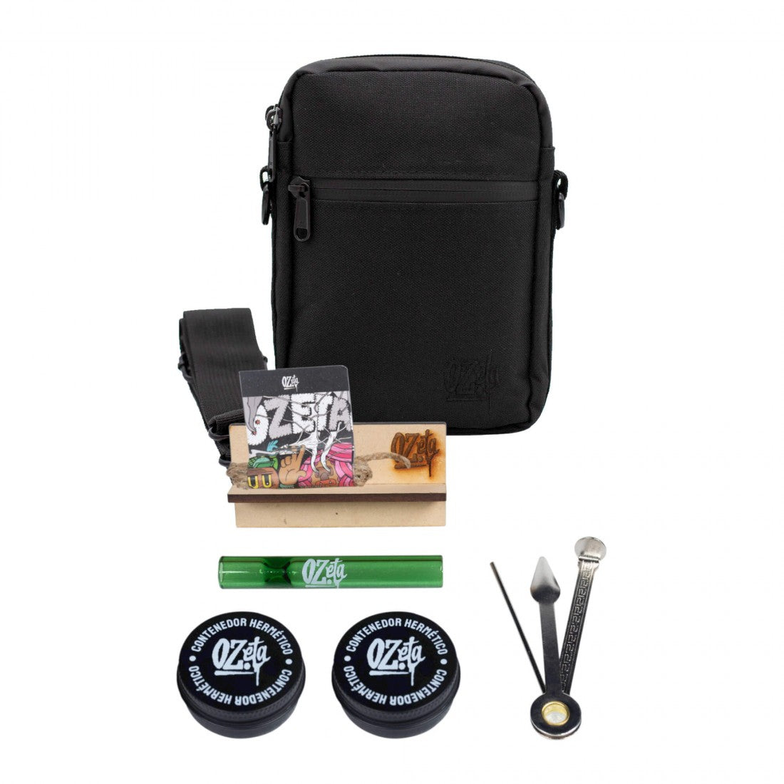 BOLSO BANDOLERA NEGRA - OZETA