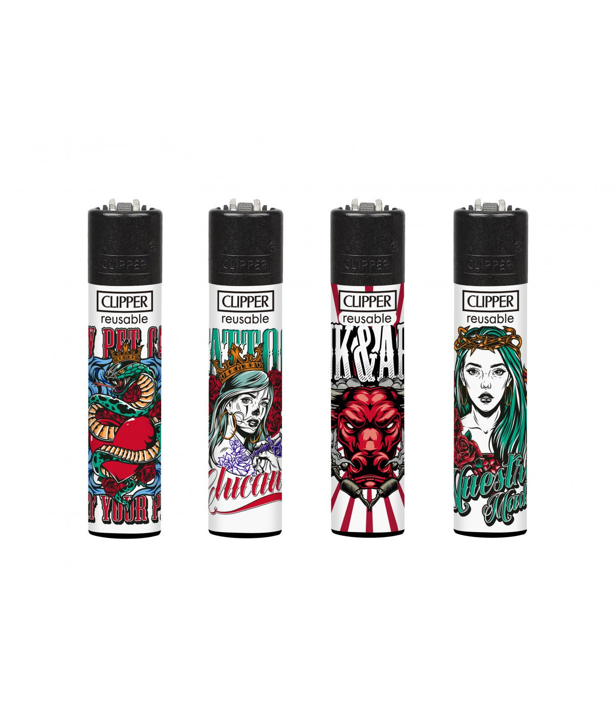 ENCENDEDORES CLIPPER - HARD TATTO 2