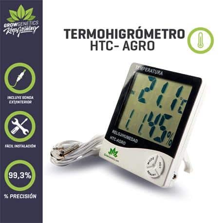 TERMOHIGROMETRO DIGITAL - GROW GENETICS