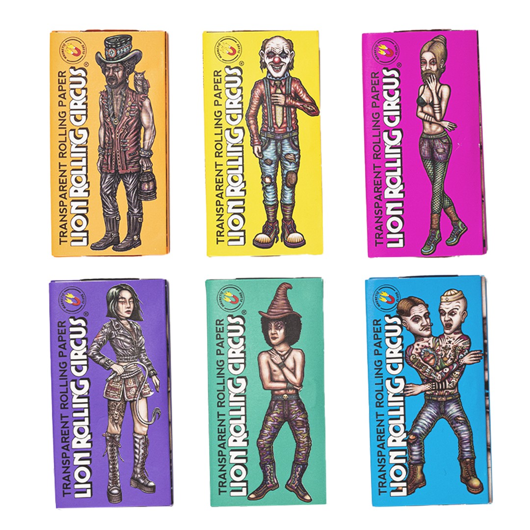 PAPELILLO CELULOSA 1 1/4 - LION ROLLING CIRCUS