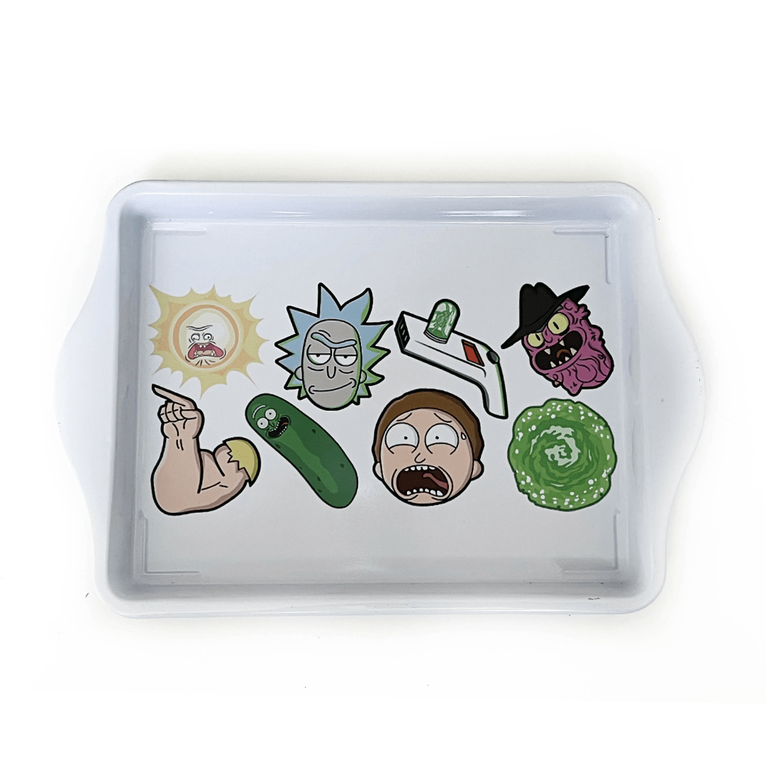 BANDEJA RICK & MORTY ALETAS 14X21CM