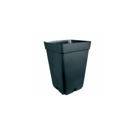 MACETA 11 LTS - CUADRADA NEGRA